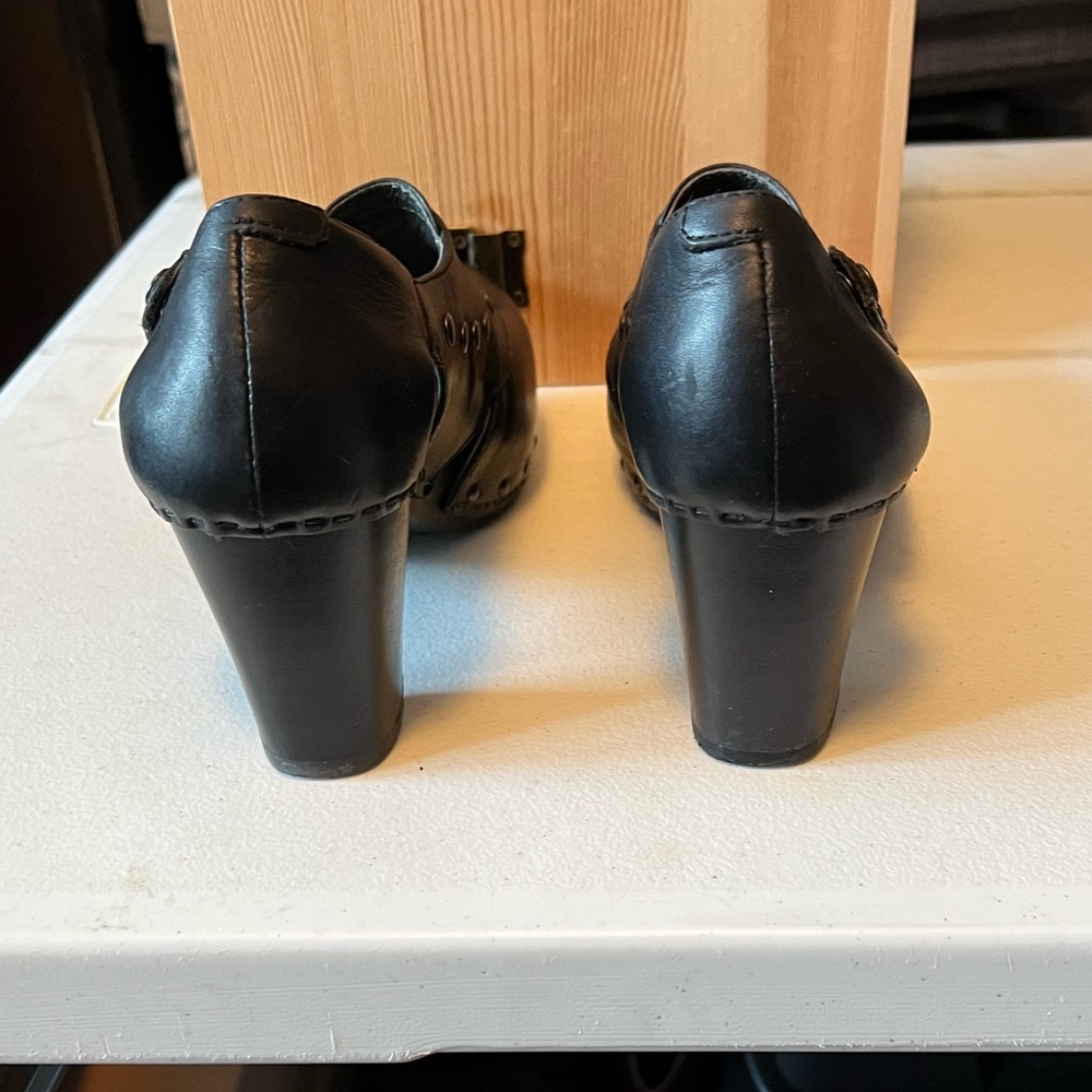 Dansko Black Mules Comfortable Clogs shoes heels 38‎ 7.5 - 8 - Picture 4 of 5
